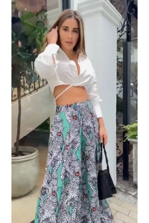 207354 TOPTAN DESENLİ PANTOLON TAKIM