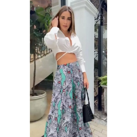 207354 patterned Pants suit