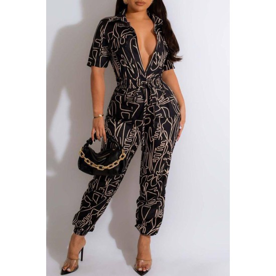 207358 patterned OVERALLS