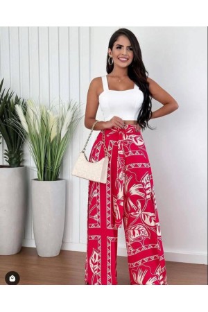 207363 TOPTAN DESENLİ PANTOLON TAKIM