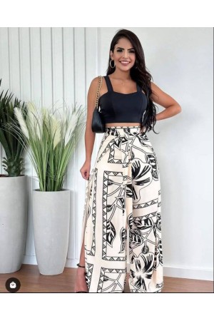 207364 TOPTAN DESENLİ PANTOLON TAKIM