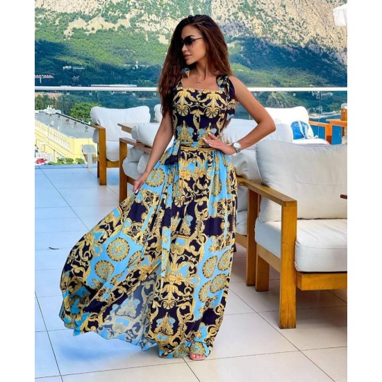 207374 patterned DRESS