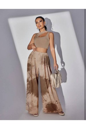 207384 TOPTAN BEJ PANTOLON