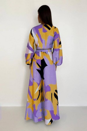 207385 TOPTAN DESENLİ PANTOLON TAKIM