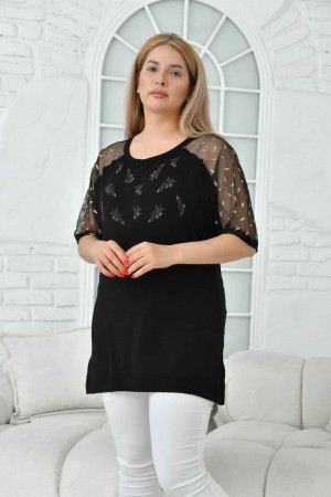 207426 TOPTAN SİYAH BLUZ