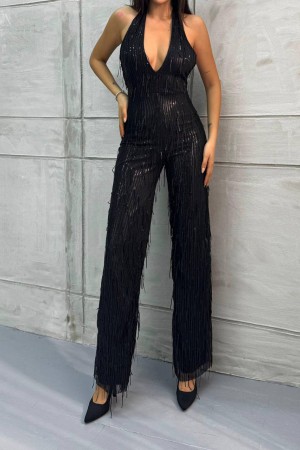 207444 TOPTAN SİYAH TULUM