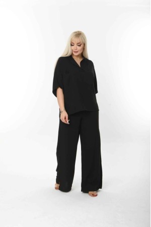 207954 TOPTAN SİYAH PANTOLON TAKIM
