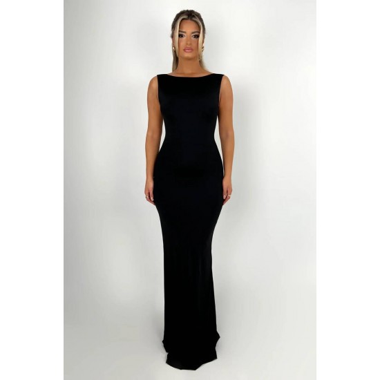 208521 black Evening dress