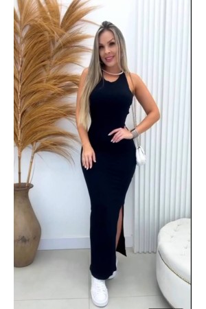 208532 TOPTAN SİYAH ELBİSE