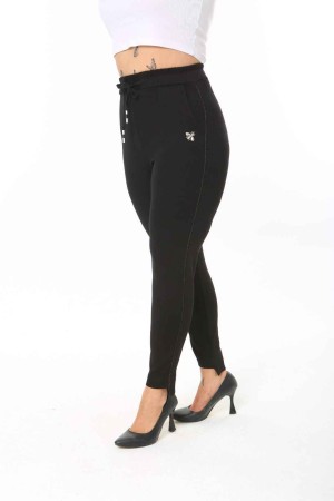 208637 TOPTAN SİYAH TAYT