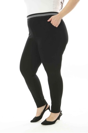 208647 TOPTAN SİYAH TAYT