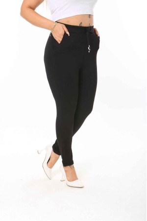 208650 TOPTAN SİYAH TAYT