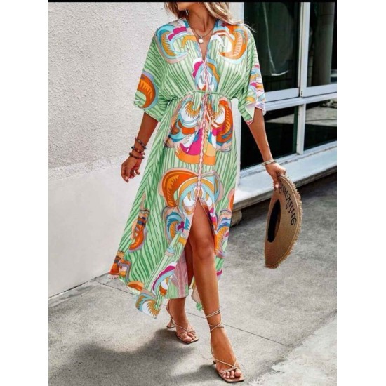 209363 patterned DRESS