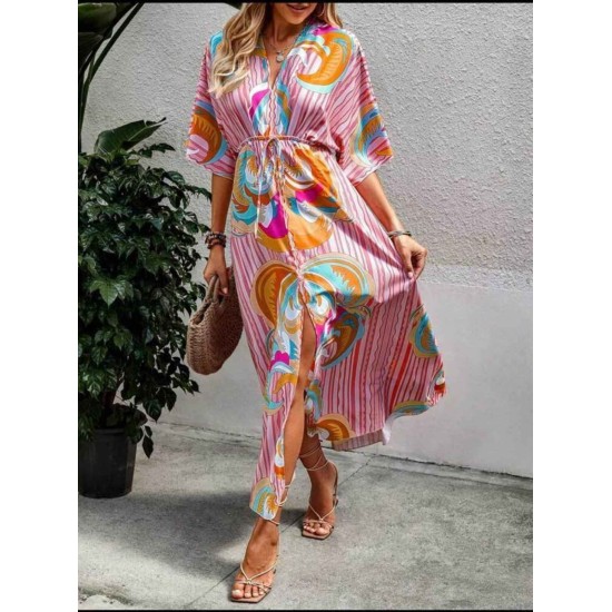 209364 patterned DRESS