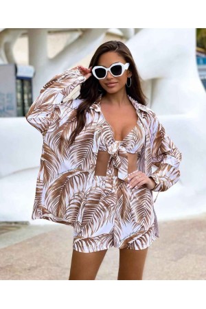 209367 TOPTAN DESENLİ ŞORT TAKIM