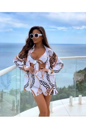 209368 TOPTAN DESENLİ ŞORT TAKIM