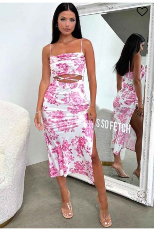 209374 TOPTAN DESENLİ ELBİSE