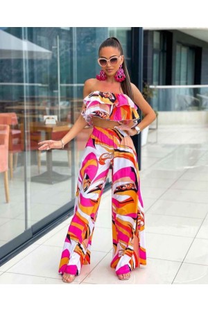 209382 TOPTAN DESENLİ PANTOLON TAKIM