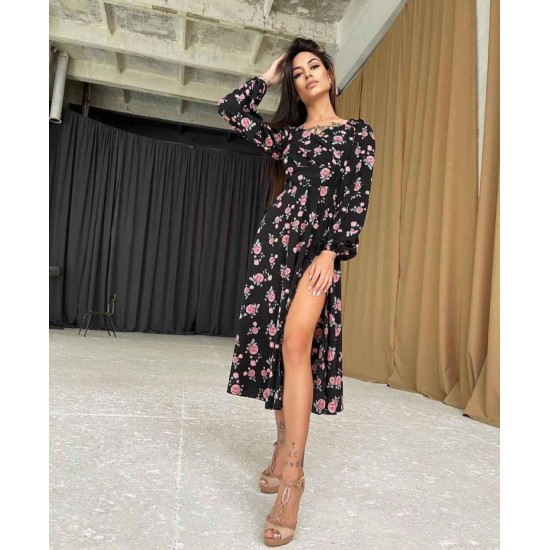 209390 patterned DRESS