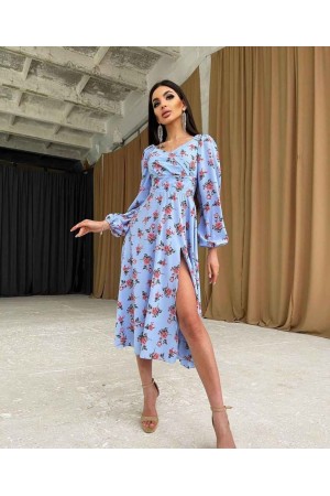 209392 TOPTAN DESENLİ ELBİSE