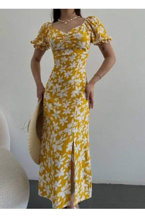 209432 TOPTAN DESENLİ ELBİSE