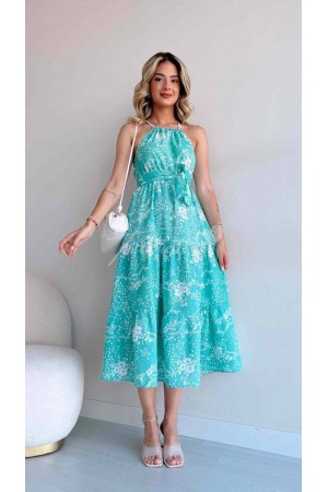 209433 TOPTAN DESENLİ ELBİSE