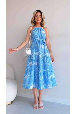 209435 TOPTAN DESENLİ ELBİSE