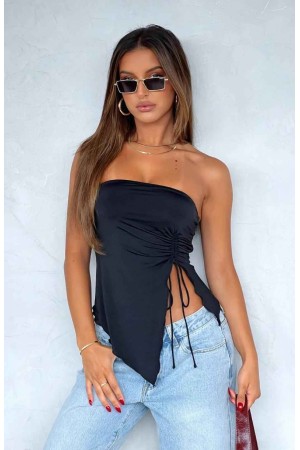 209757 TOPTAN SİYAH CROP