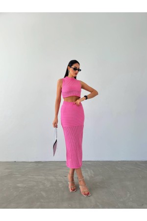 209762 TOPTAN PEMBE ETEK TAKIM