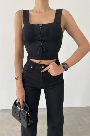 209765 TOPTAN SİYAH CROP