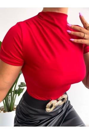 209799 TOPTAN KIRMIZI BLUZ