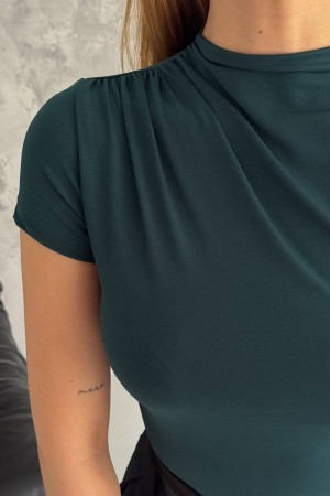 209803 Emerald Green BLOUSE