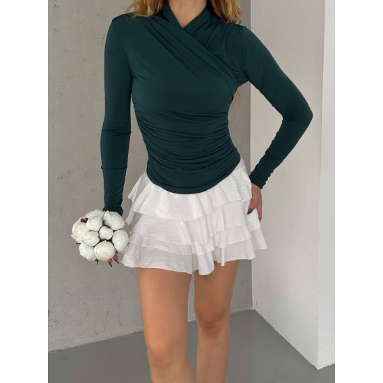 209809 Emerald Green BLOUSE