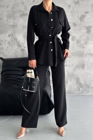 209814 TOPTAN SİYAH PANTOLON TAKIM