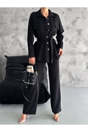 209814 TOPTAN SİYAH PANTOLON TAKIM