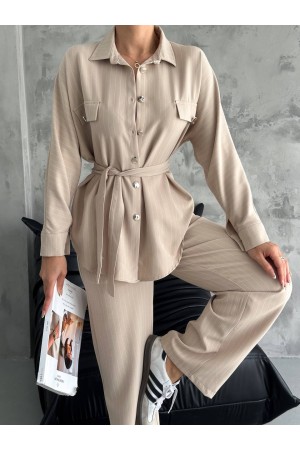 209816 TOPTAN BEJ PANTOLON TAKIM