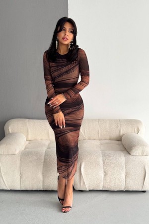 209821 patterned DRESS
