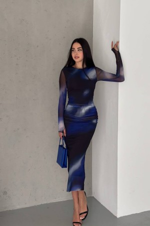 209822 patterned DRESS