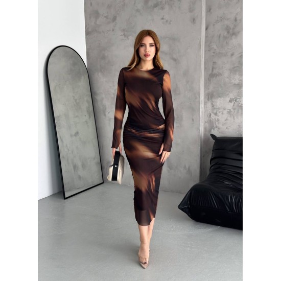 209827 patterned DRESS