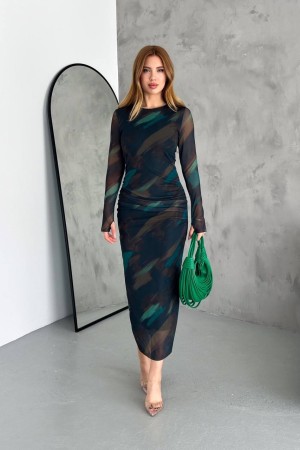 209829 patterned DRESS