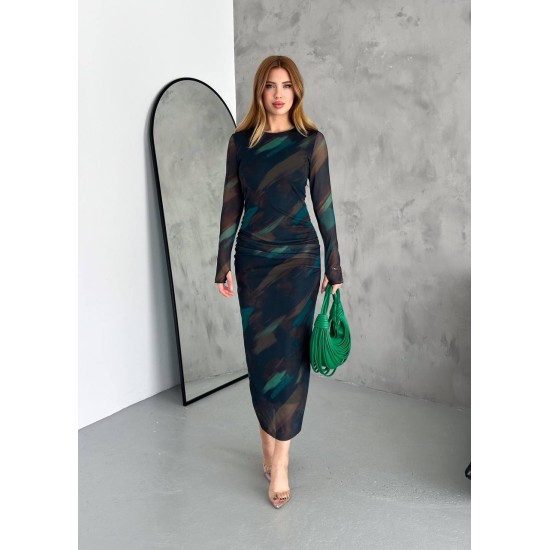 209829 patterned DRESS