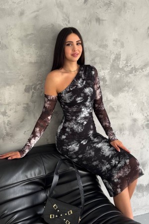 209849 patterned DRESS