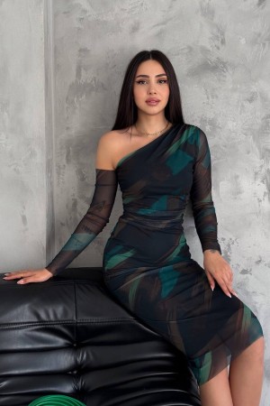 209852 patterned DRESS