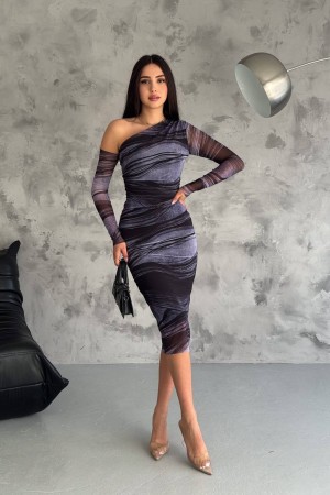 209854 patterned DRESS