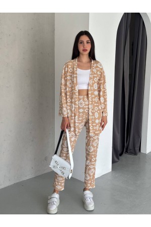 209868 TOPTAN DESENLİ PANTOLON TAKIM