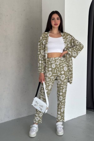 209869 TOPTAN DESENLİ PANTOLON TAKIM