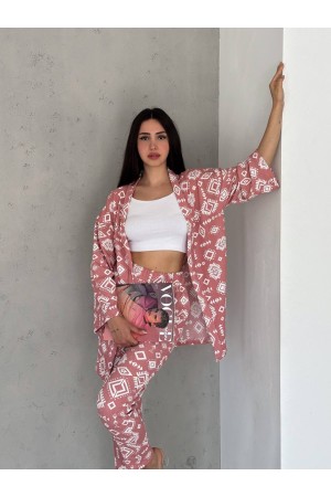 209870 TOPTAN DESENLİ PANTOLON TAKIM