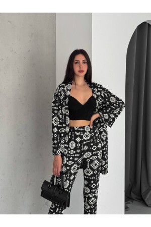 209872 TOPTAN DESENLİ PANTOLON TAKIM