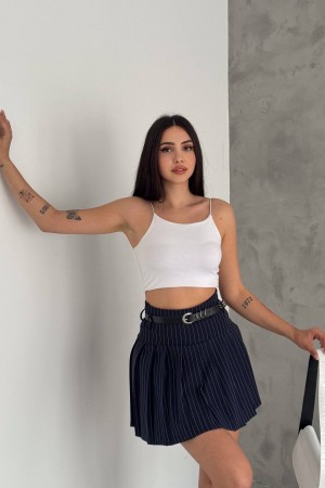 209874 TOPTAN LACİVERT ETEK