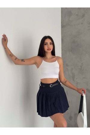 209874 TOPTAN LACİVERT ETEK